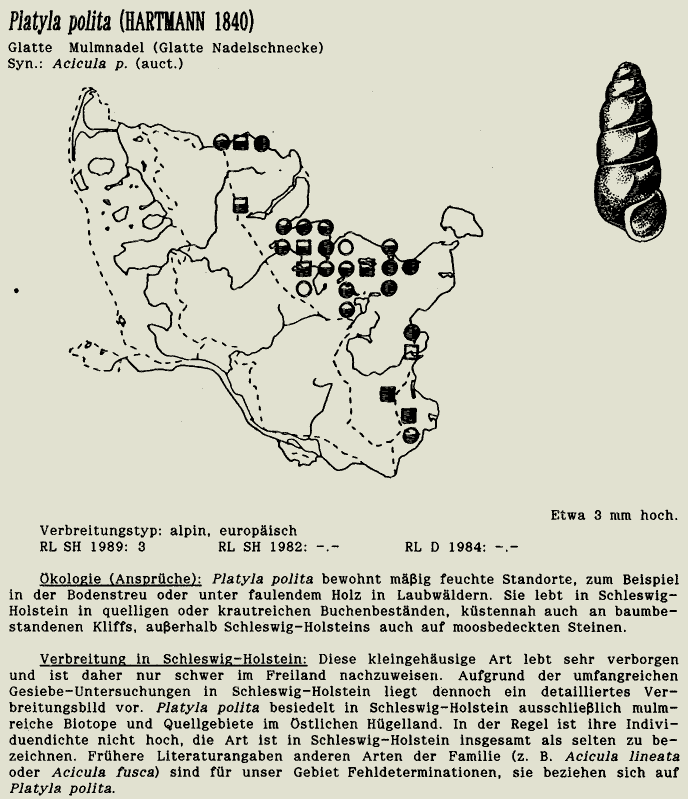 map c LANU-Schleswig-Holstein       drawing  c Projektgruppe Molluskenkartierung 