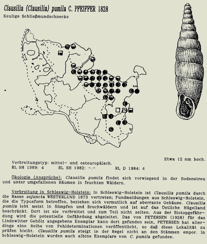 map c LANU-Schleswig-Holstein       drawing  c Projektgruppe Molluskenkartierung 