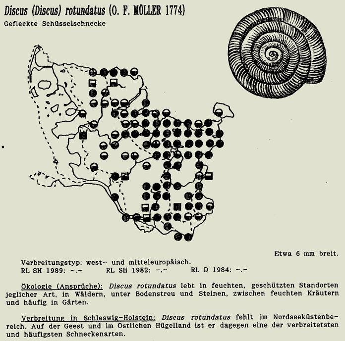 map c LANU-Schleswig-Holstein       drawing  c Projektgruppe Molluskenkartierung 