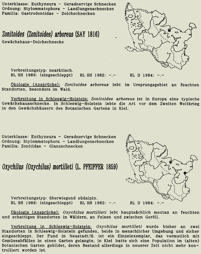 map c LANU-Schleswig-Holstein       drawing  c Projektgruppe Molluskenkartierung